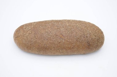 Beyaz arkaplanda ekmek