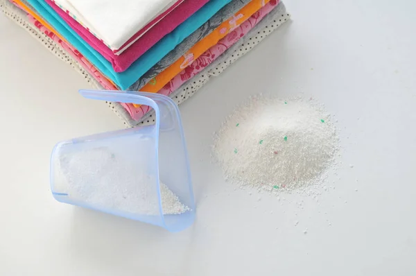 Washing powder for colored fabrics — Stock Photo, Image