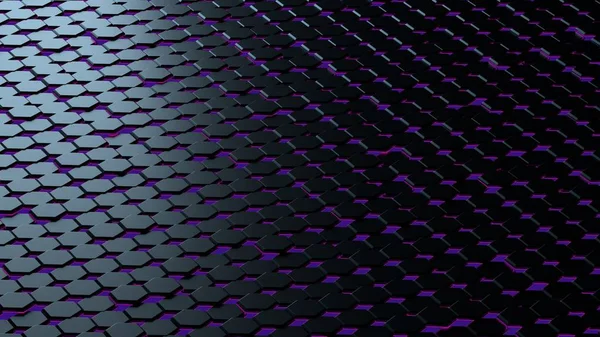 Background sheet of metal covered with lines of circular holes. — Stock Photo, Image