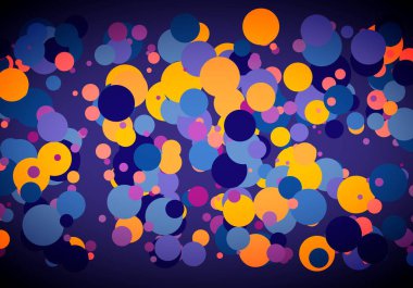 Siyah arkaplanda renkli ışıklar