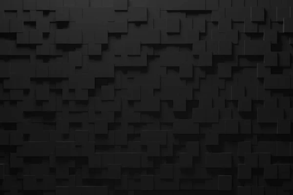 Квадратное цифровое изображение синего света и полос, движущихся быстро на черном фоне — стоковое фото