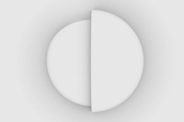 3D görüntüleme. Arkaplan resmi. Aynı boyutta, farklı seviyelerde, çizgilerle süslenmiş bir dizi beyaz çokgen. Doku, 3 boyutlu panel, görüntüle.