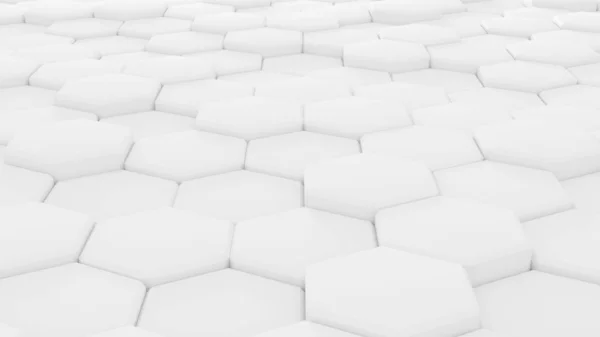 ホワイト・パースペクティブ・ウォールの背景背景の質感テクスチャ六角形の壁壁のダイヤだ白い壁. — ストック写真