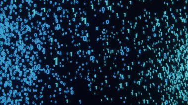 Sayısal Biyolojik Işıltı. Maldivler 'deki planktonların aydınlatılması. Birçok parlak parçacık.