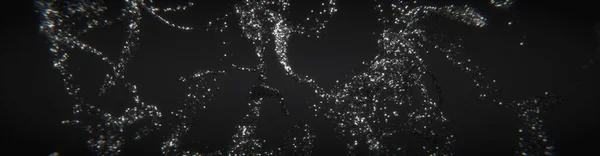 Широкий темный мир абстрактный синий фон. Технологический фон, из серии лучших концепций глобального бизнеса. 3d-рендеринг — стоковое фото