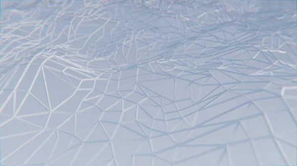 Architectuur Plexus Abstract Draadframe Blauwe Achtergrond Technologie Achtergrond Uit Reeks — Stockfoto