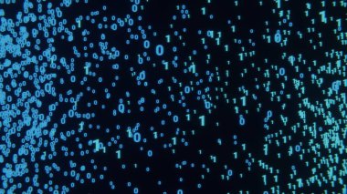 Mavi bir ve sıfır soyut kavramsal evren sahnesi gezegenler, element, yıldızlar ve galaksiler ya da uzaydaki altıgenler uzay keşiflerinin güzelliğini gösteriyor. 3d oluşturma