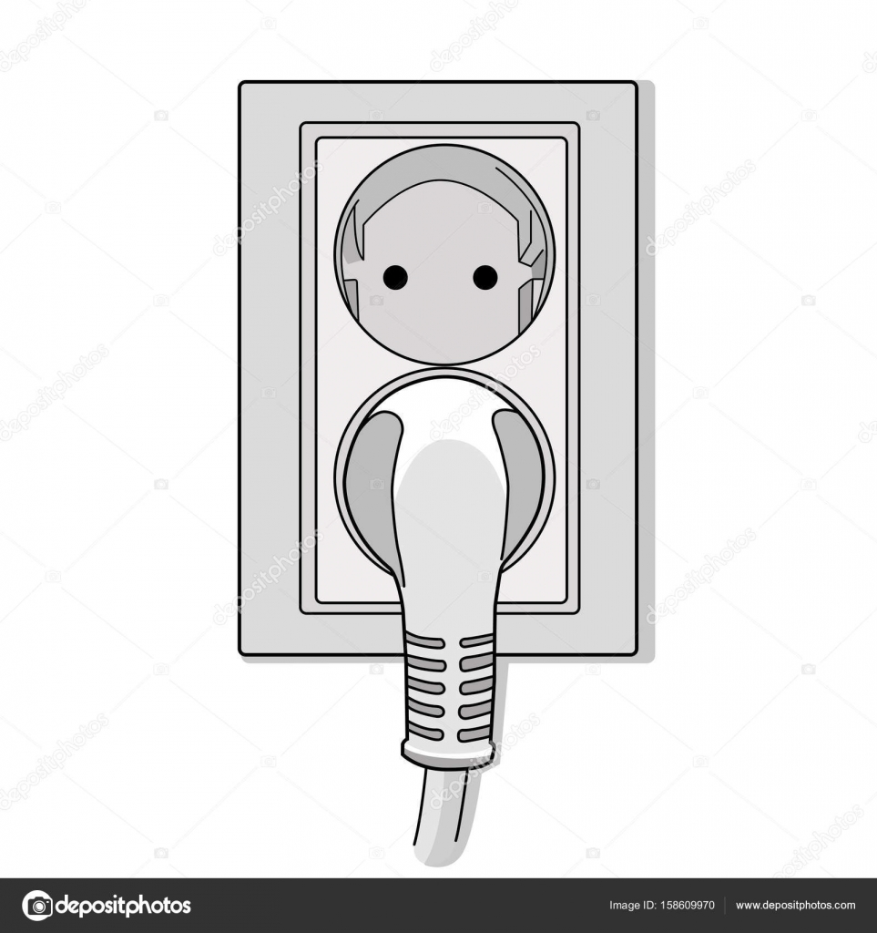 Electrical outlet vector illustration. ⬇ Vector Image by © korobula