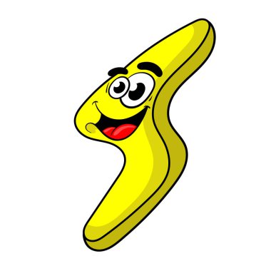 komik karikatür yıldırım. karakter tasarımı. hasta vektör