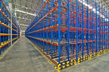 Dağıtım merkezi depo depolama palet raf sistemi