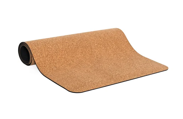 Yoga Cork matta Premium och miljövänlig — Stockfoto