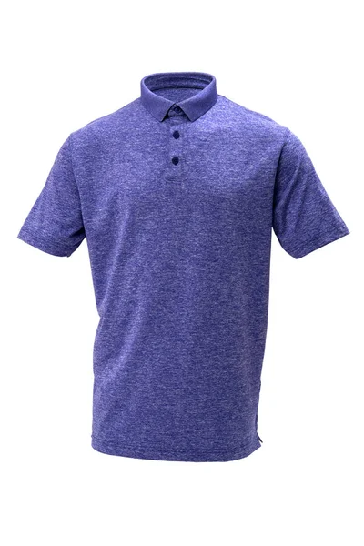 Гольф голубая и белая футболка для мужчин или женщин — стоковое фото