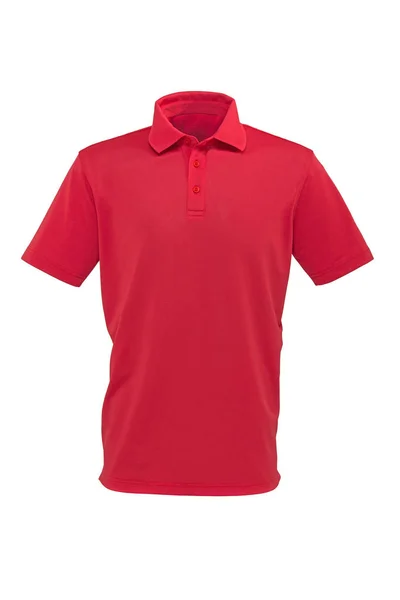 Golfové, červené tričko pro muže či ženu — Stock fotografie