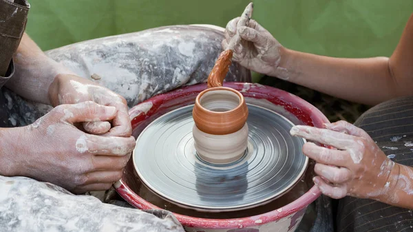 Master classe de poterie — Photo