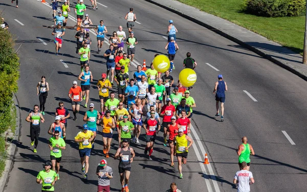 Een groep van marathonlopers — Stockfoto