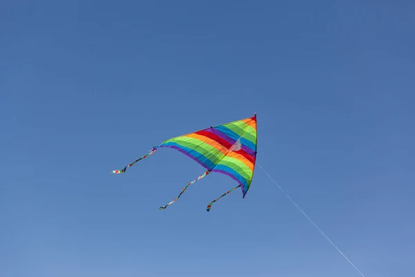 Kite flying in the sky — Stock Photo, Image