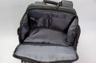 Siyah fotoğraf sırt çantası