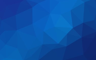 Üçgenler ve degrade origami tarzında oluşan ışık mavi köşeli tasarım deseni