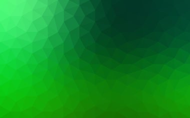 Üçgenler ve degrade origami tarzı oluşur koyu yeşil köşeli tasarım deseni.