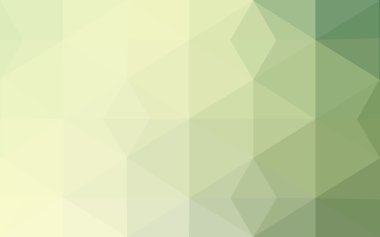 Üçgenler ve degrade origami tarzı oluşur yeşil köşeli tasarım deseni.