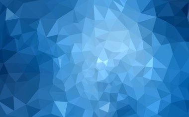 Üçgenler ve degrade origami tarzı oluşur mavi köşeli tasarım deseni.