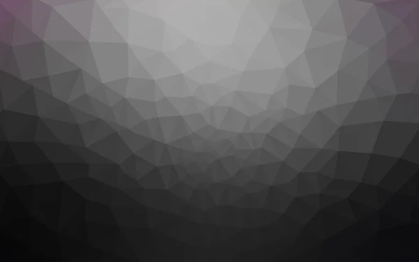 Patrón de diseño poligonal gris oscuro, que consiste en triángulos y gradiente en estilo origami . — Archivo Imágenes Vectoriales