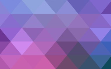 Üçgenler ve degrade origami tarzı oluşur koyu pembe, mavi köşeli tasarım deseni