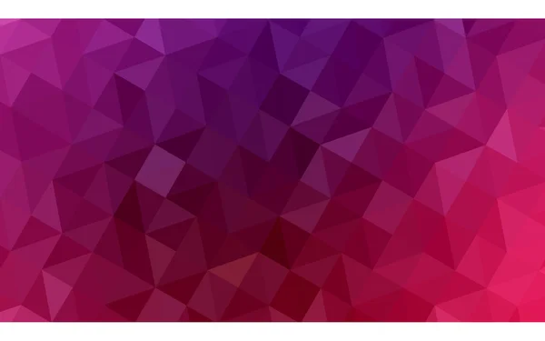 Multicolor dark purple, pink polygonal design pattern, which consist of triangles and gradient in origami style. — Stock Vector