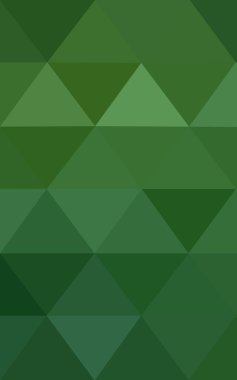 Üçgenler ve degrade origami tarzı oluşur koyu yeşil köşeli tasarım deseni.