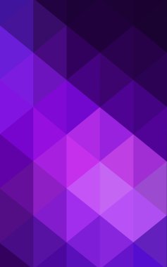 Üçgenler ve degrade origami tarzında oluşan hafif mor poligonal tasarım deseni