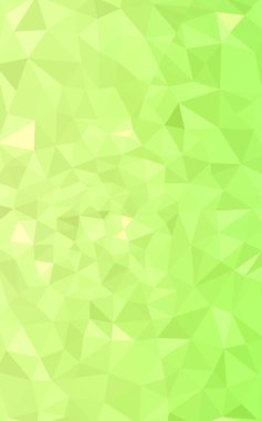 Üçgenler ve degrade origami tarzı oluşur çok renkli yeşil, sarı, turuncu poligonal tasarım deseni.