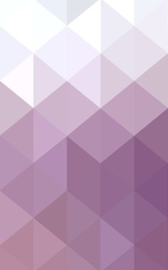 Üçgenler ve degrade origami tarzında oluşan hafif mor poligonal tasarım deseni