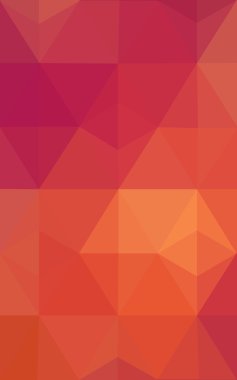 Üçgenler ve degrade origami tarzı oluşur çok renkli kırmızı, sarı, turuncu poligonal tasarım deseni.