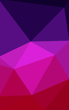 Üçgenler ve degrade origami tarzı oluşur çok renkli koyu mor, pembe poligonal tasarım deseni.