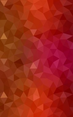 Üçgenler ve degrade origami tarzı oluşur kırmızı köşeli tasarım deseni.