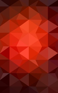Üçgenler ve degrade origami tarzı oluşur koyu kırmızı köşeli tasarım deseni.