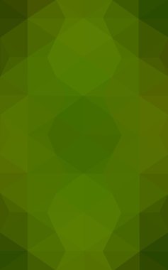 Üçgenler ve degrade origami tarzı oluşur yeşil köşeli tasarım deseni.