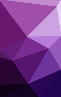 Üçgenler ve degrade origami tarzında oluşan koyu pembe poligonal tasarım deseni.