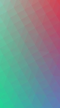 Üçgenler ve degrade origami tarzı oluşur çok renkli kırmızı, yeşil köşeli tasarım illüstrasyon.