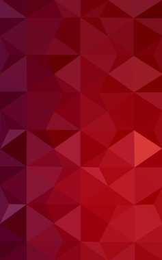 Üçgenler ve degrade origami tarzı oluşur koyu kırmızı köşeli tasarım deseni.