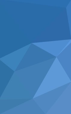 Üçgenler ve degrade origami tarzı oluşur mavi köşeli tasarım deseni.