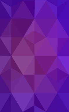 Üçgenler ve degrade origami tarzı oluşur mor kenarlı tasarım deseni.