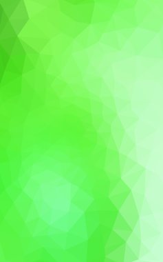 Üçgenler ve degrade origami tarzı oluşur yeşil köşeli tasarım deseni.