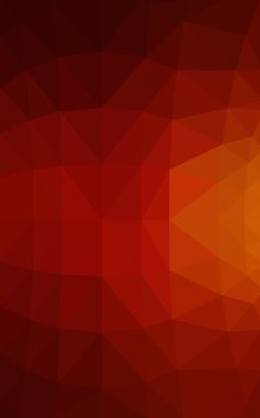 Üçgenler ve degrade origami tarzı oluşur koyu kırmızı köşeli tasarım deseni