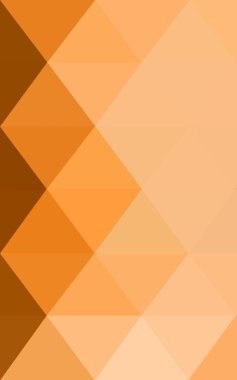 Degrade, arka planda origami stil ve üçgen oluşur turuncu poligonal desen.