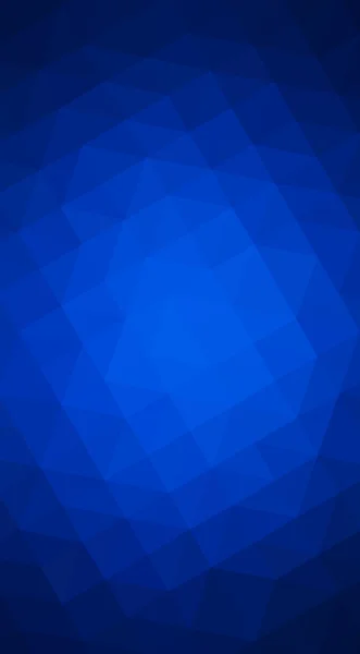 Σκούρο μπλε πολυγωνικό σχεδιασμό εικονογράφηση, που αποτελείται από τρίγωνα και κλίση στο ύφος του origami. — Φωτογραφία Αρχείου