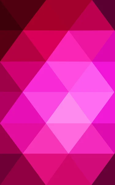 Dark pink polygonal design pattern, which consist of triangles and gradient in origami style. — Stock Photo, Image