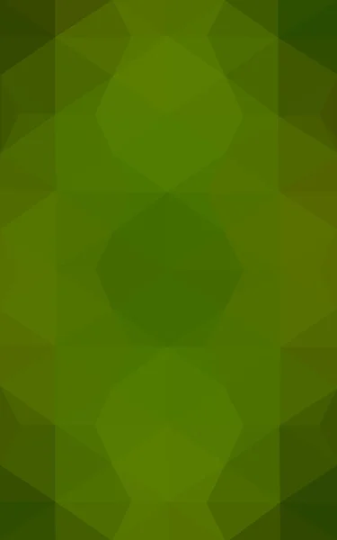 Green polygonal design pattern, which consist of triangles and gradient in origami style. — Stock Photo, Image