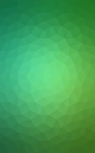 Patrón de diseño poligonal verde, que consiste en triángulos y gradiente en estilo origami . —  Fotos de Stock