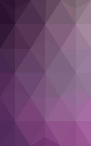 Modello di disegno poligonale viola, che consiste di triangoli e gradiente in stile origami . — Foto Stock